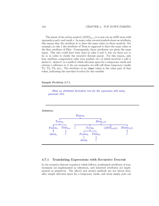 Compiler Design: Theory, Tools, and Examples - Page 144